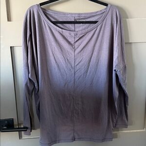Athleta Essence Flow Dark Plum Long Sleeve Women's Top